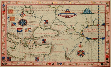Map of Armenia By Fernão Vaz Dourado