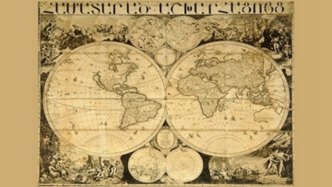 The First Printed Map of the World - Art-A-Tsolum