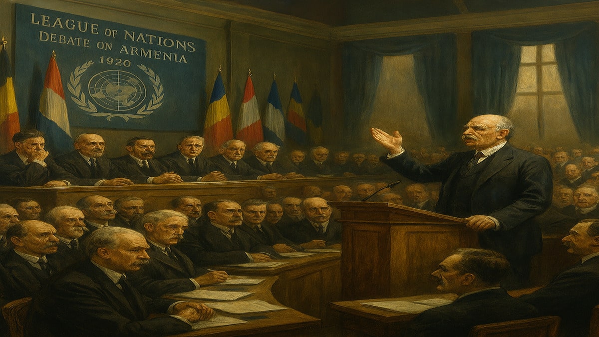 DISCUSSION ON THE PROTECTION OF ARMENIA FROM AGGRESSION AND THE THREAT OF EXTERMINATION OF THE ARMENIAN PEOPLE