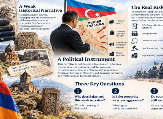 Why Baku Promotes “Western Azerbaijan”: Historical Propaganda, Coercion and the Risk of Escalation
